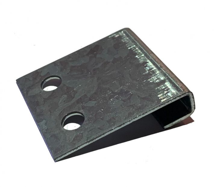 Startbeugel voor 'blind bevestigen' houten gevelbekleding