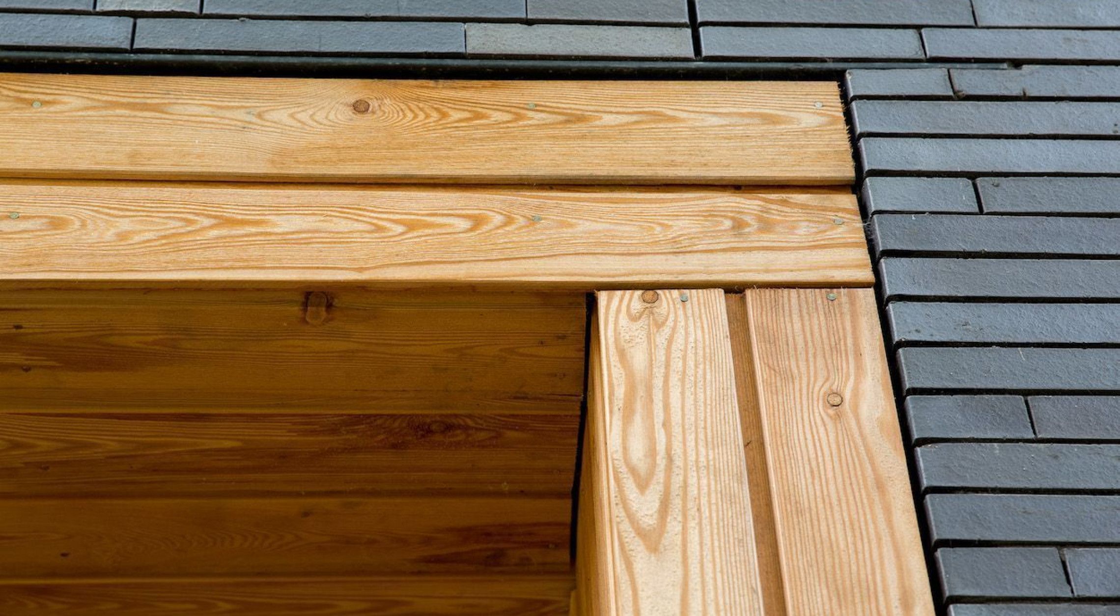 Hout & steen combinatie