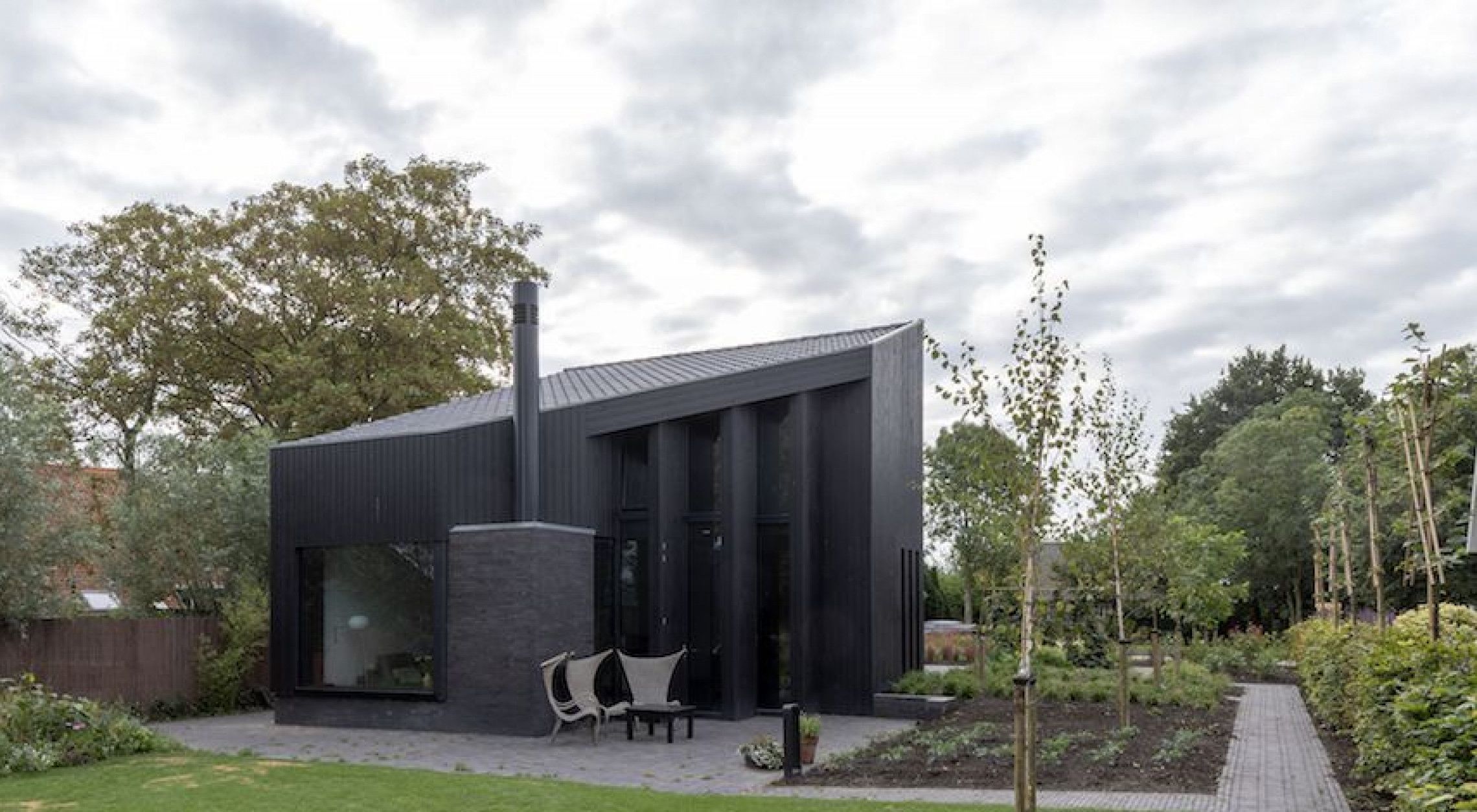 Erkerhuis met duurzame gevel