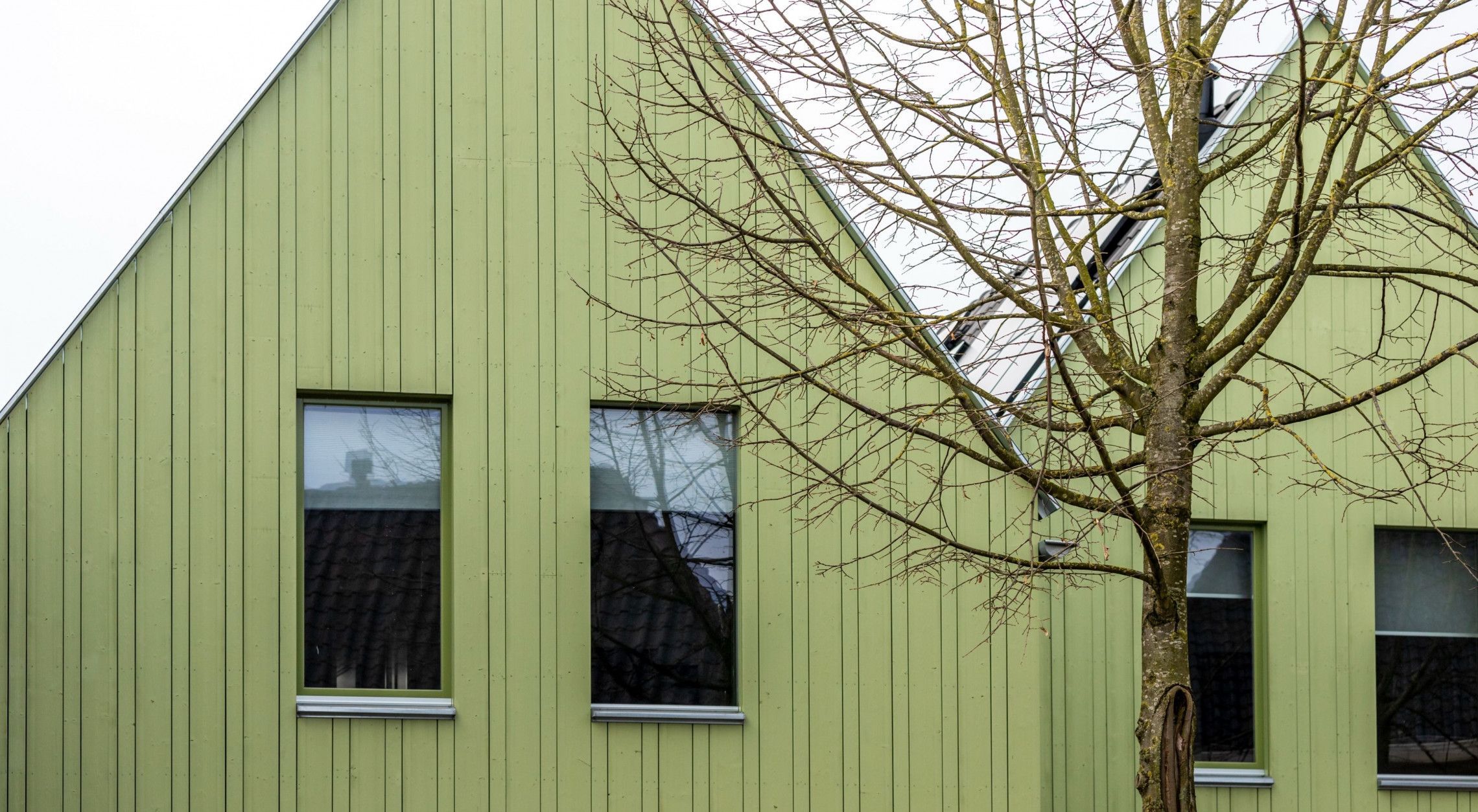 Houten gevel - verschillende houtprofielen