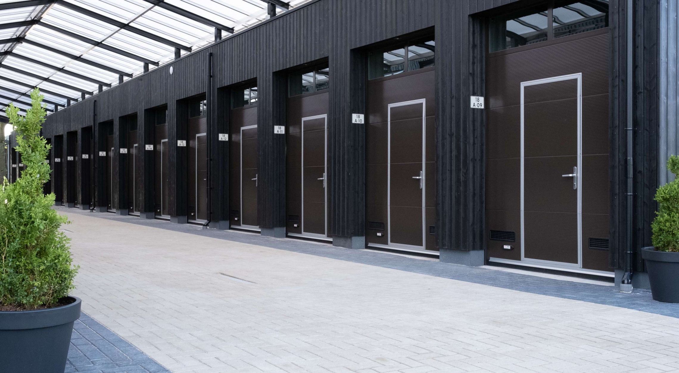 Houten gevel - DumoWood v-profiel