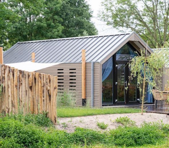 Houten gevelbekleding - DumoWood rhombus