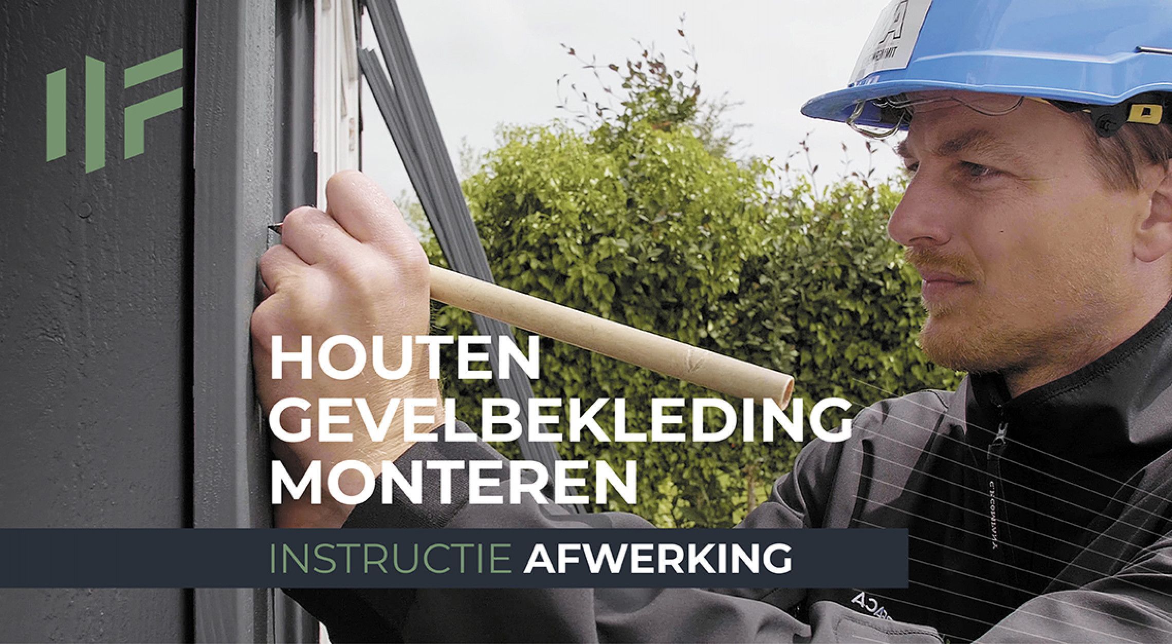 Afwerking montage houten gevelbekleding