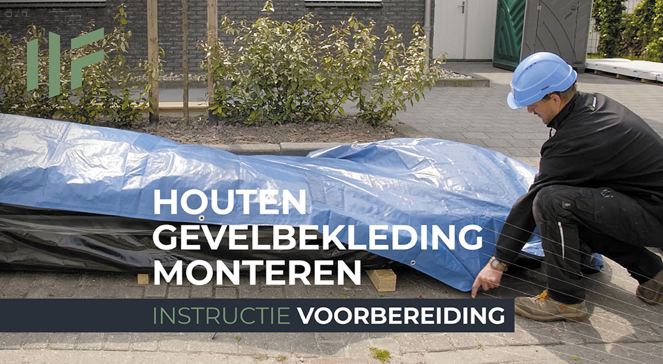 Voorbereiding montage houten gevelbekleding