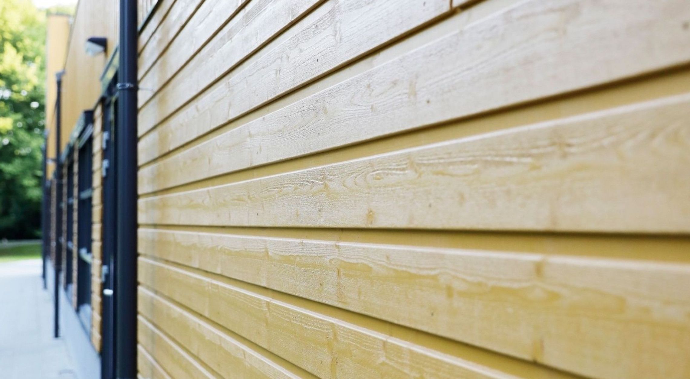 Houten gevelbekleding - channelsiding profiel