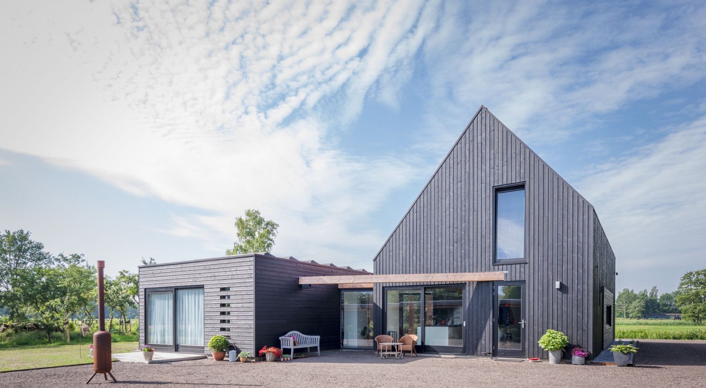 Houten gevel van VäriWood