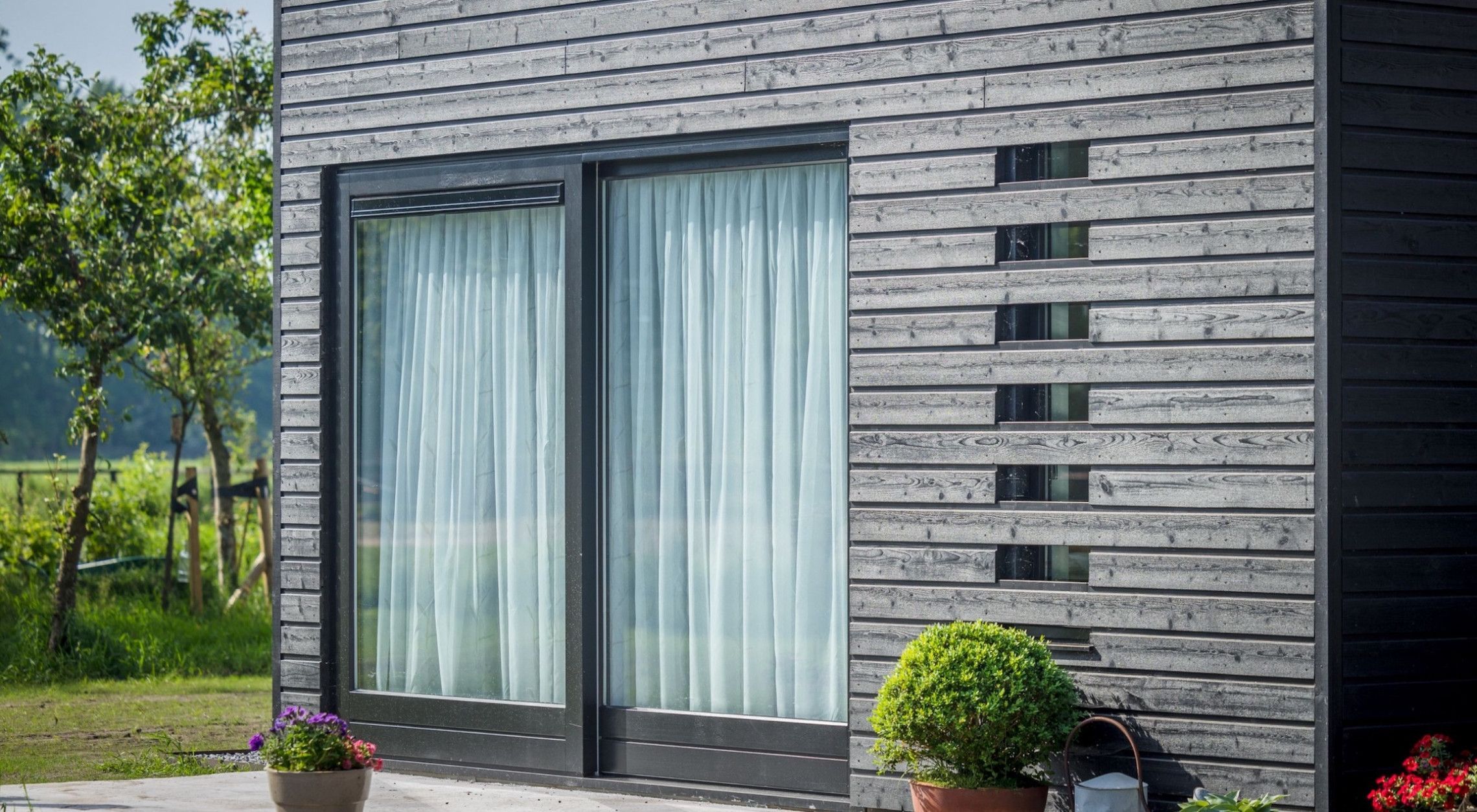 Horizontale houten gevelbekleding - VäriWood