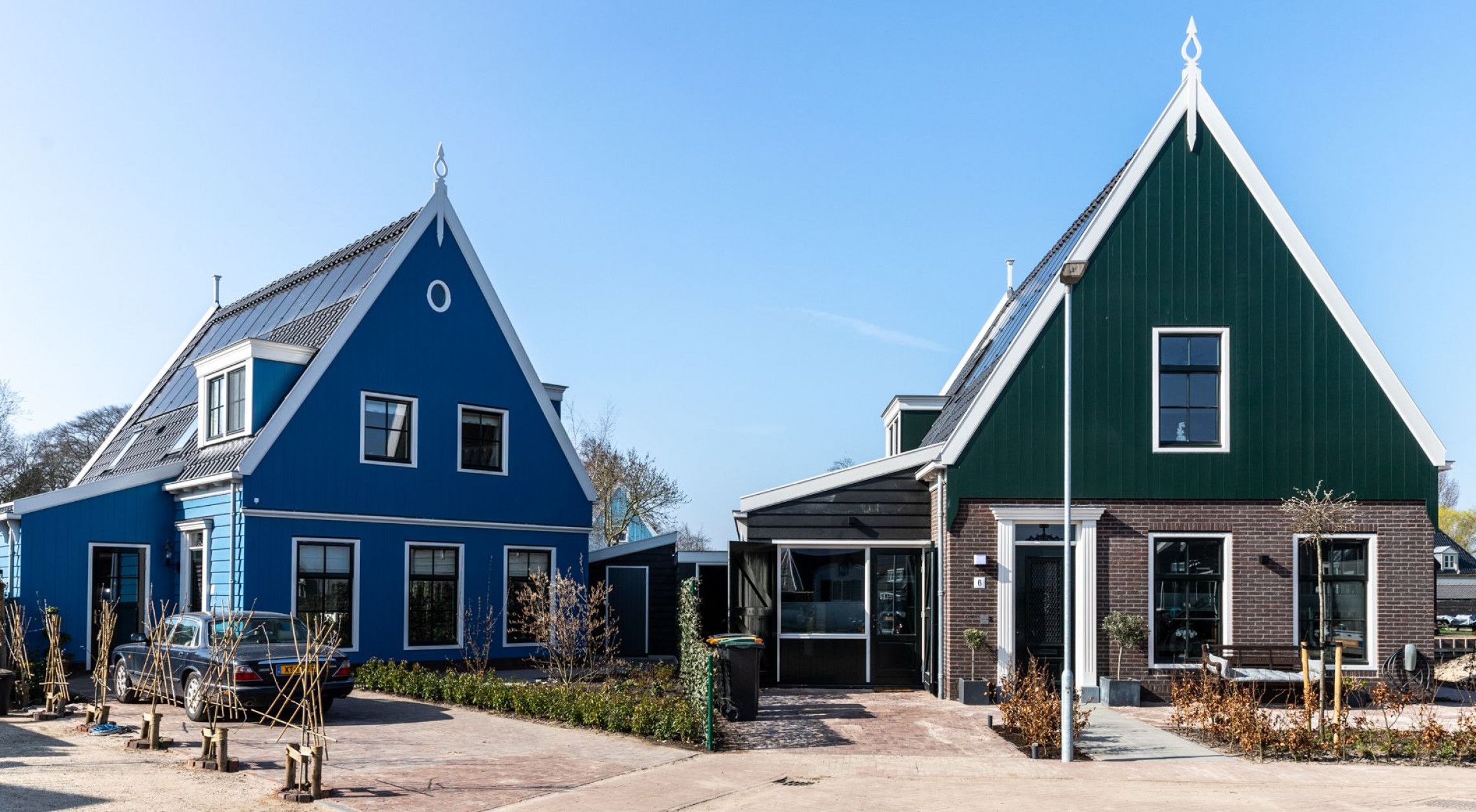 Woningen in Broeker bouwstijl