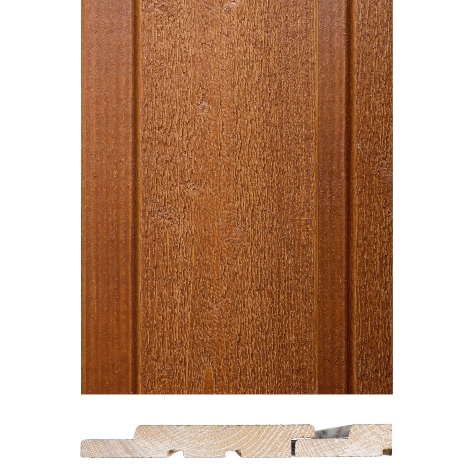 Houten gevelbekleding - channelsiding profiel